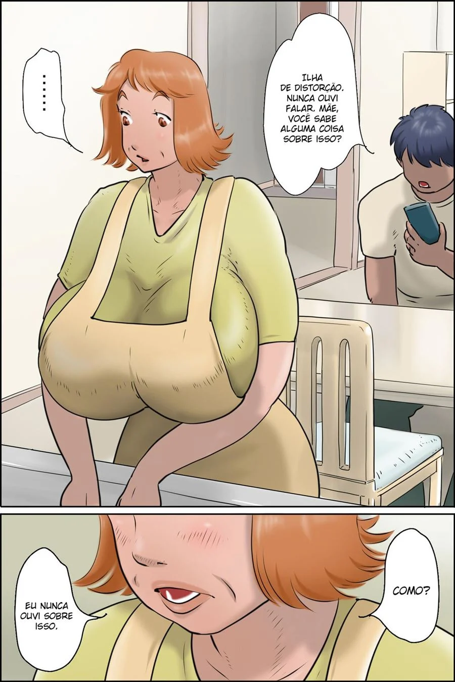 Fodendo a tia dos peitão – Hentai Incesto – Quadrinho Original