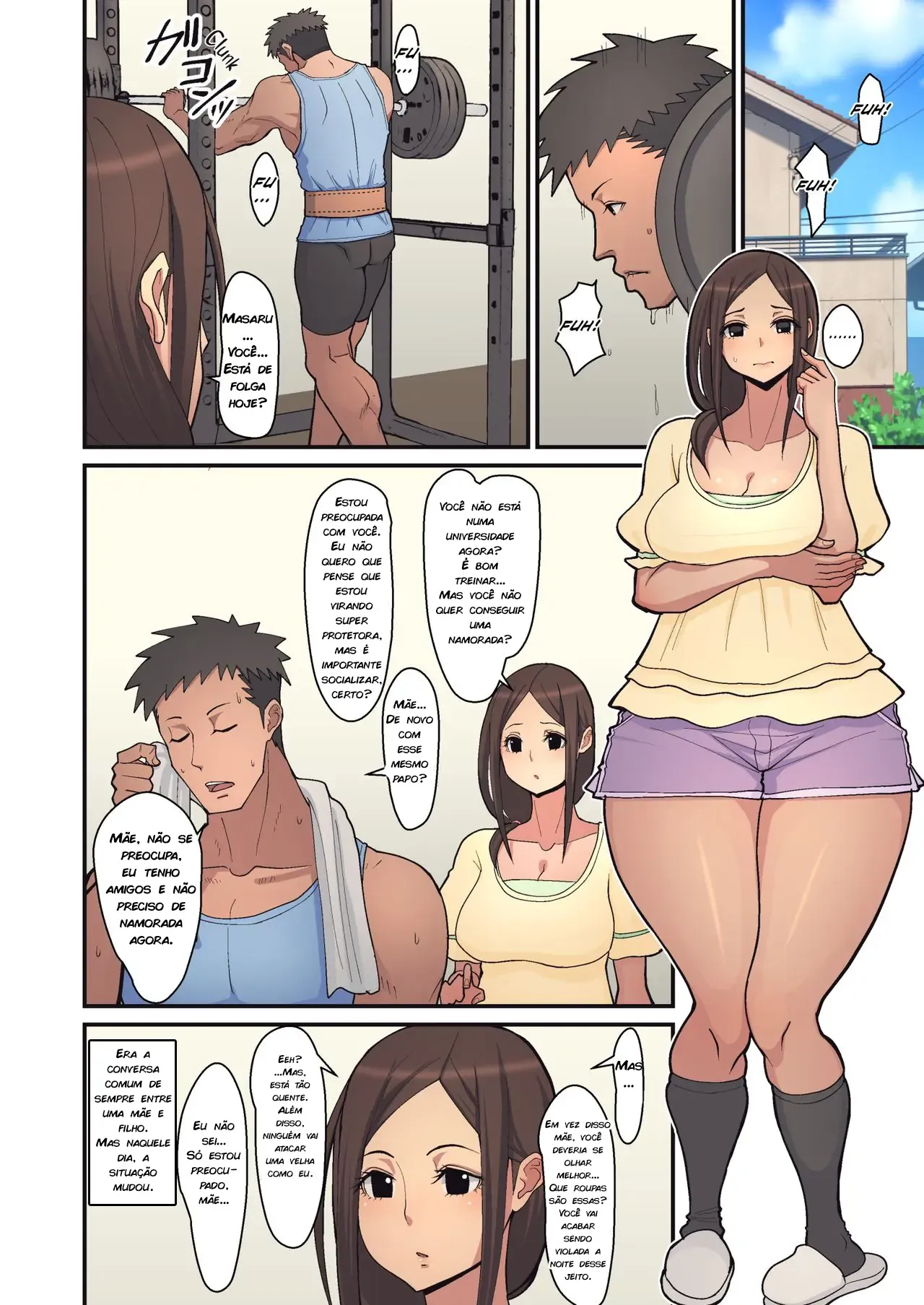 Fodendo com mamãe infiel – Hentai Incesto – PT-BR