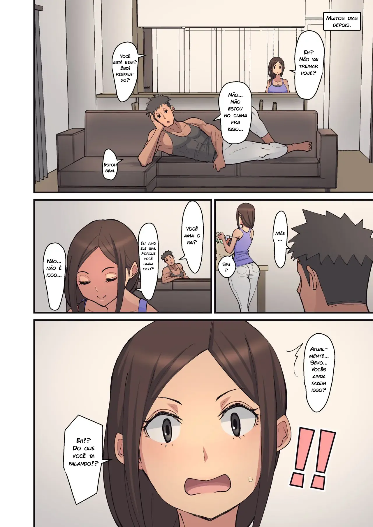 Fodendo com mamãe infiel – Hentai Incesto – PT-BR