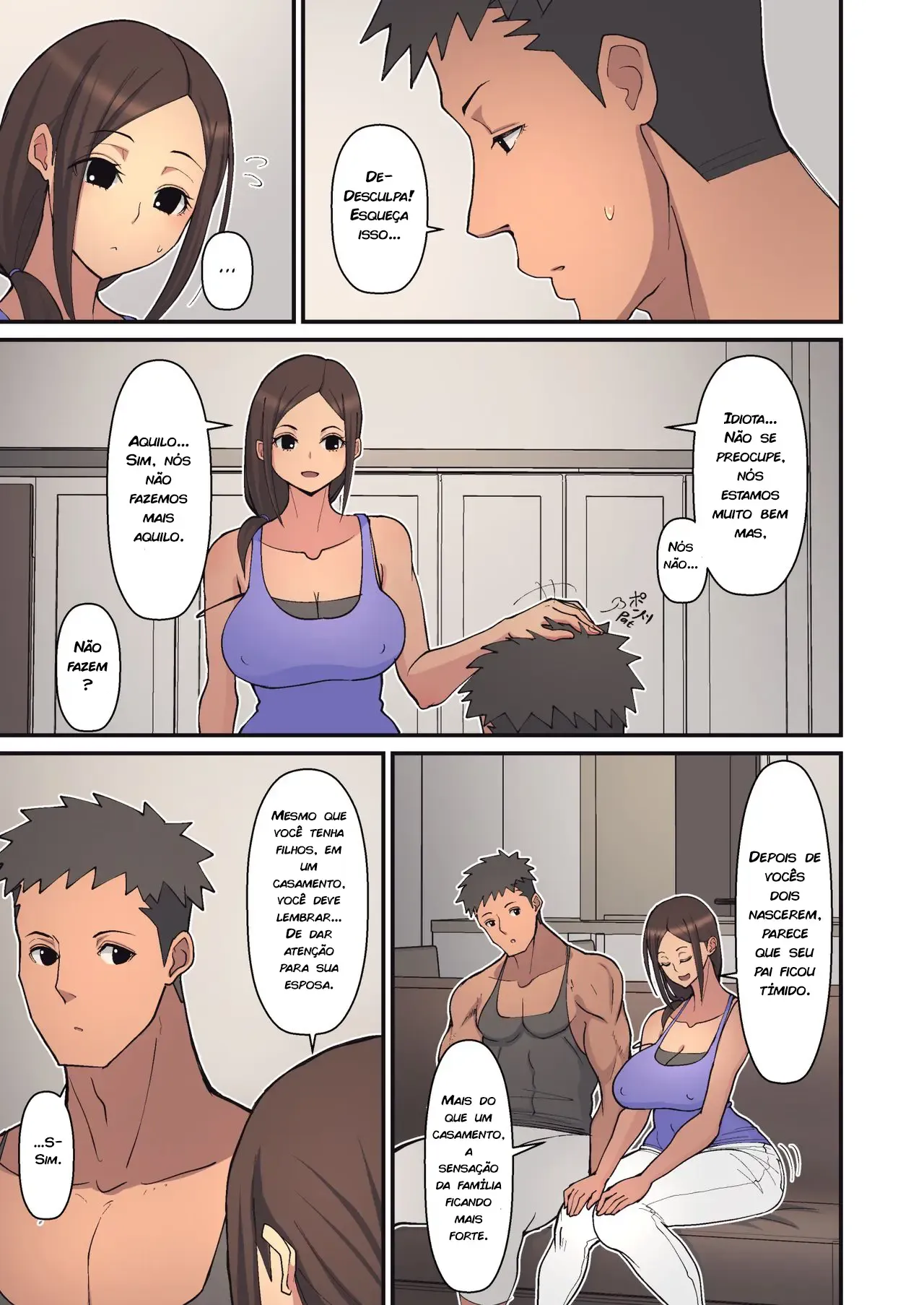 Fodendo com mamãe infiel – Hentai Incesto – PT-BR