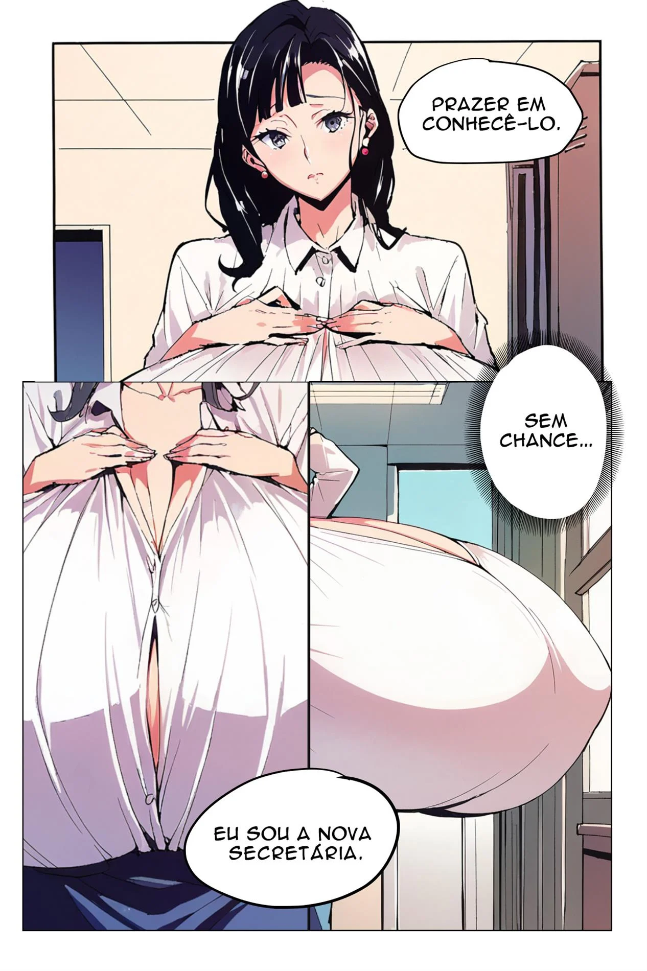 Fodendo Minha Chefe dos Peitos Gigantes – HQ De Sexo – Ler Hentai HQ