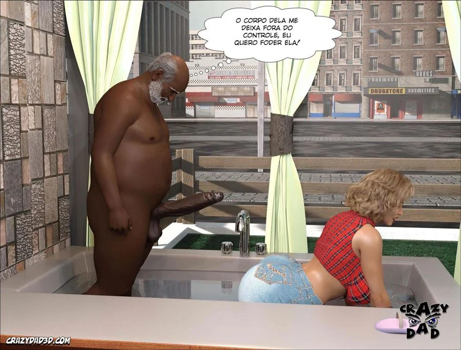 CrazyDad3D – Hentai Interracial – PT-BR