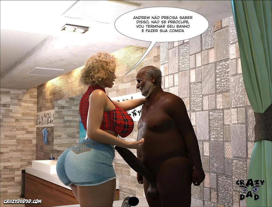 CrazyDad3D – Hentai Interracial – PT-BR