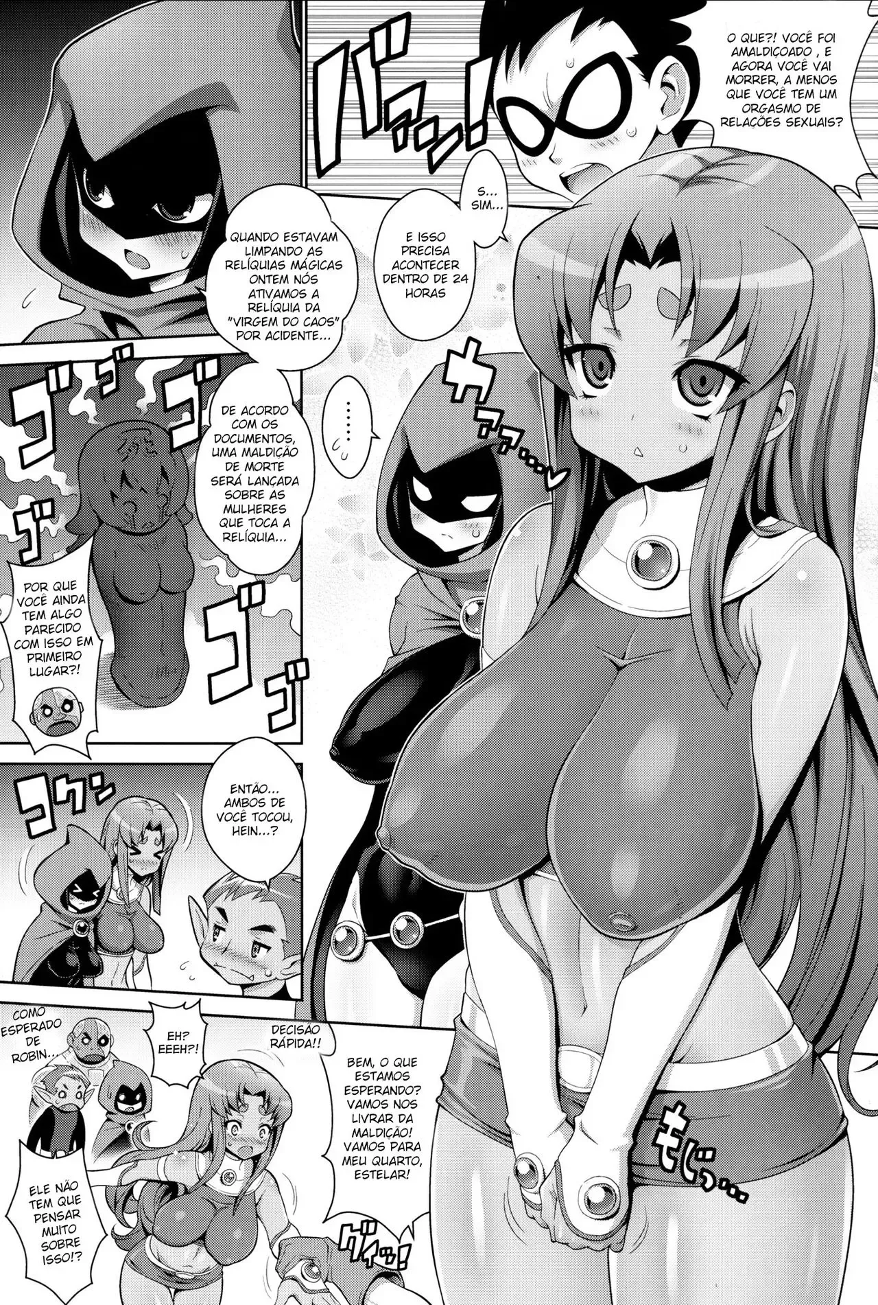 Foder em troca da liberdade – Jovens Titãs Hentai – Ler Hentai HQ