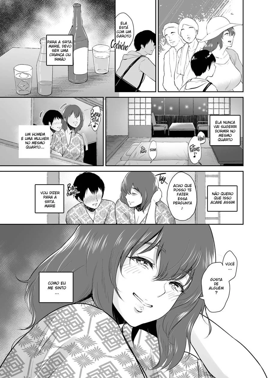 Fontes Termais com a Srta. Marie – Hentai – Quadrinho Original