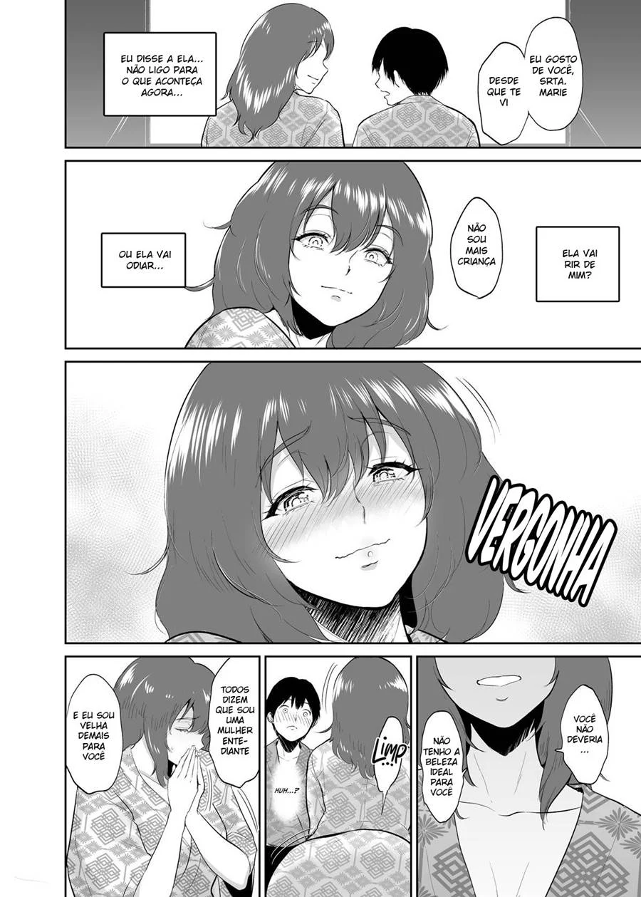 Fontes Termais com a Srta. Marie – Hentai – Quadrinho Original