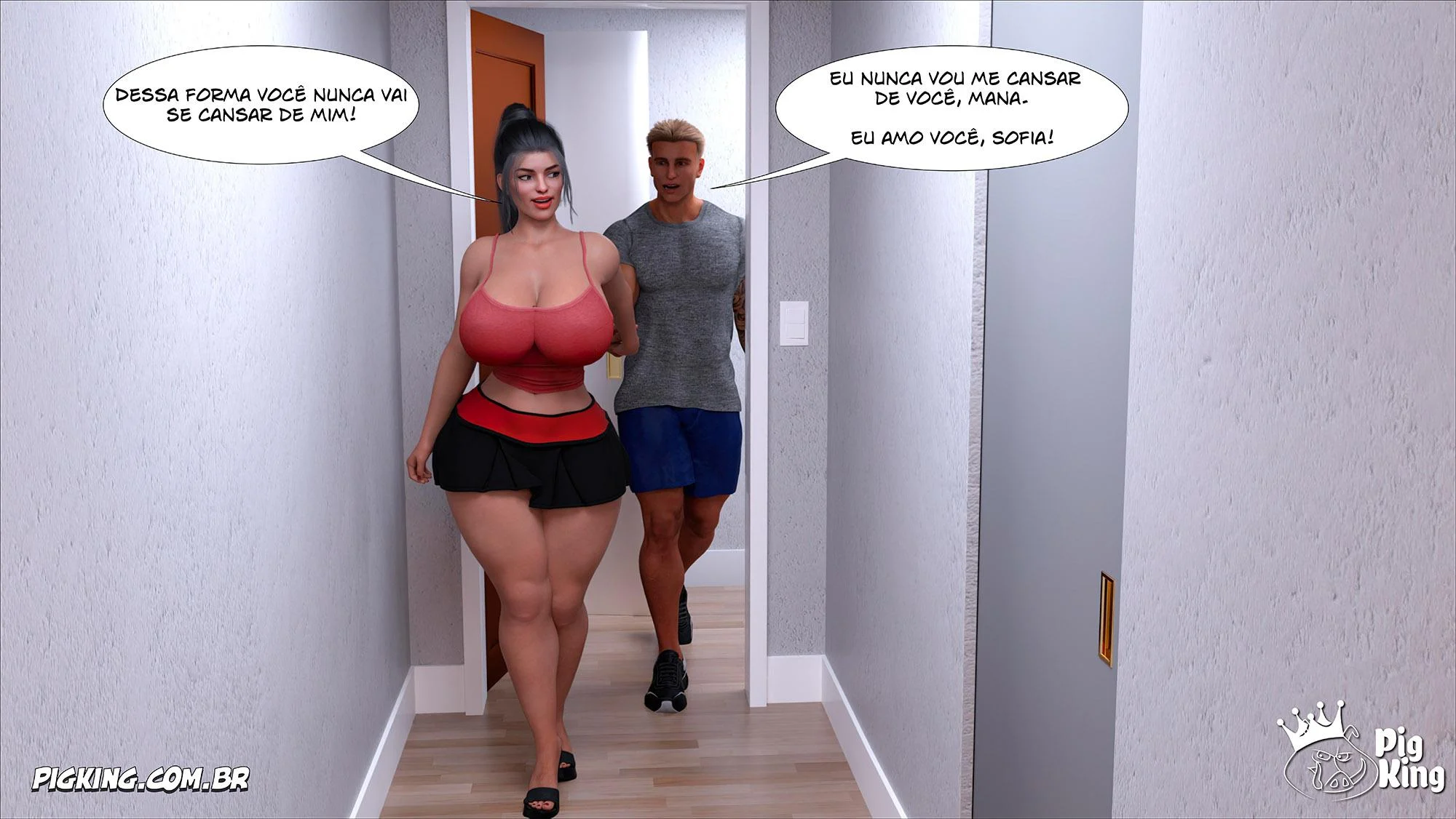 Forbidden Love 28 – Hentai Incesto – Traduzido