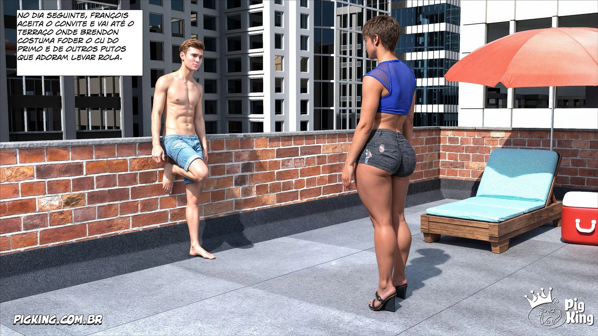François – Hentai 3D – Quadrinho Original