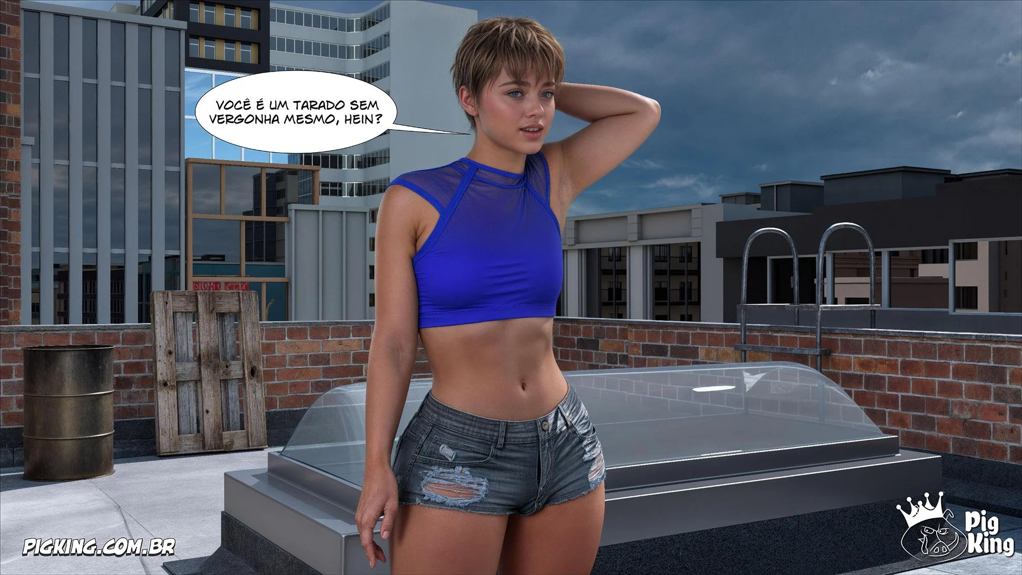 François – Hentai 3D – Quadrinho Original