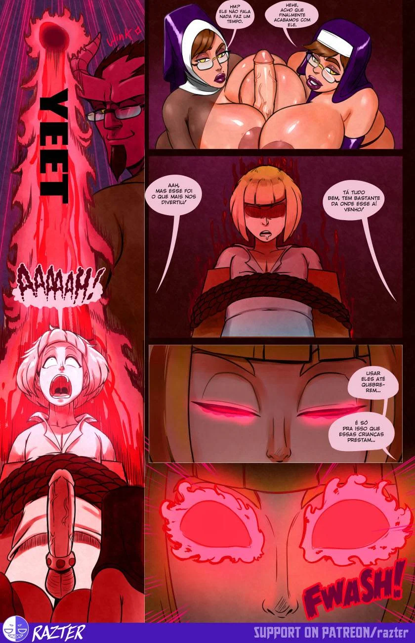 Freiras nuas no sexo anal bizarro – Cartoon Pornô – Ler Hentai HQ