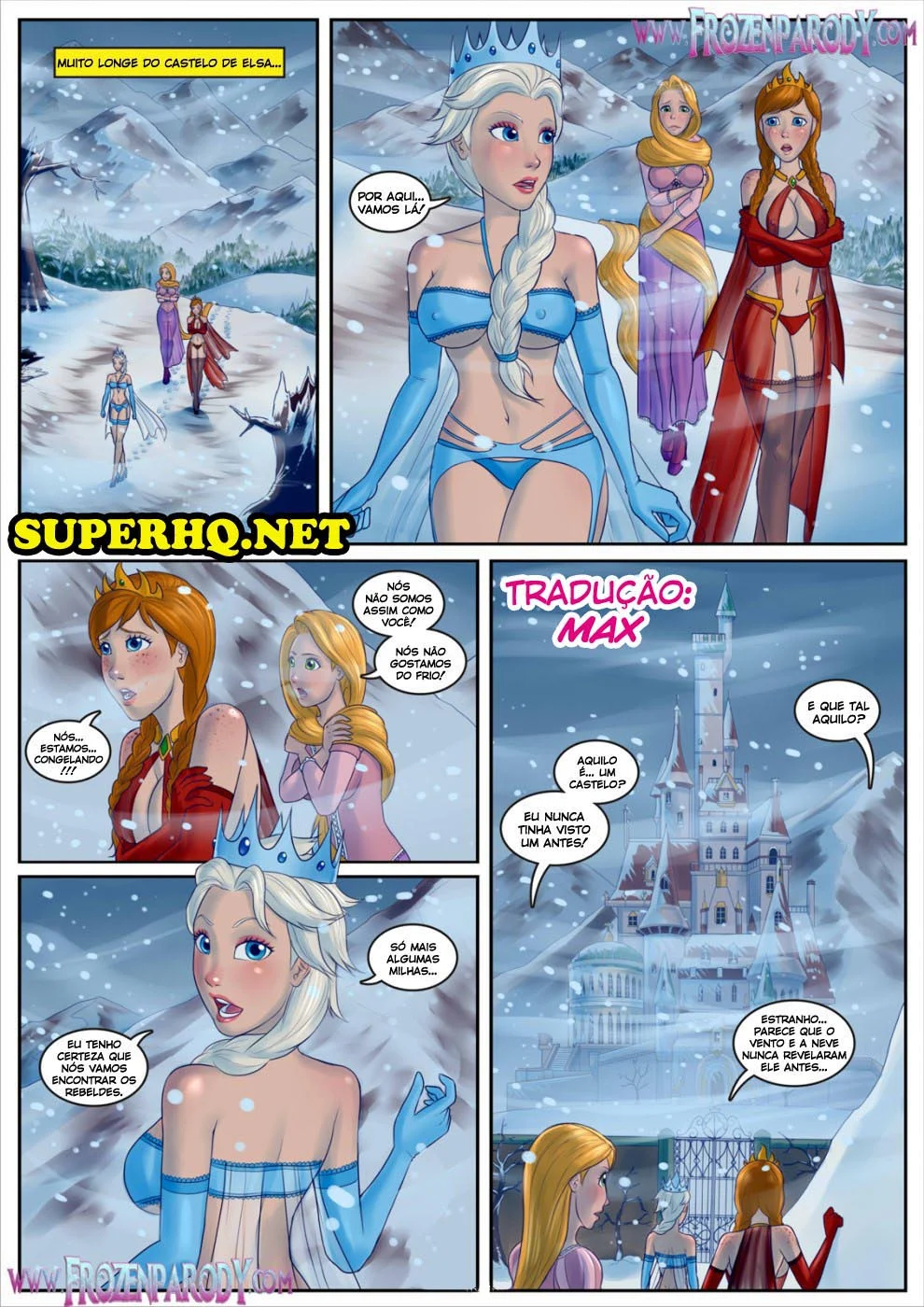 Frozen Hentai Com Bela e a Fera Porno – Hentai – Português do Brasil
