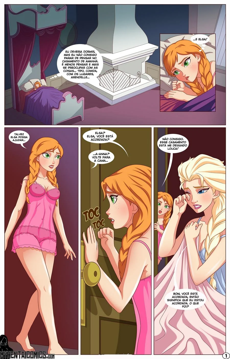 Frozen porno erótico Anna e Elsa fodendo – Lesbicas Hentai – PT Brasil