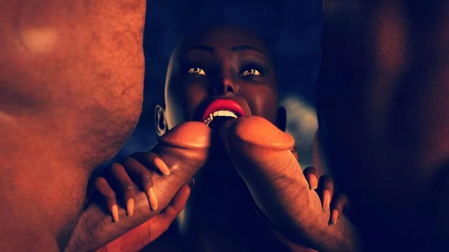Fudendo as escrevas negras – Hentai Interracial – PT-BR