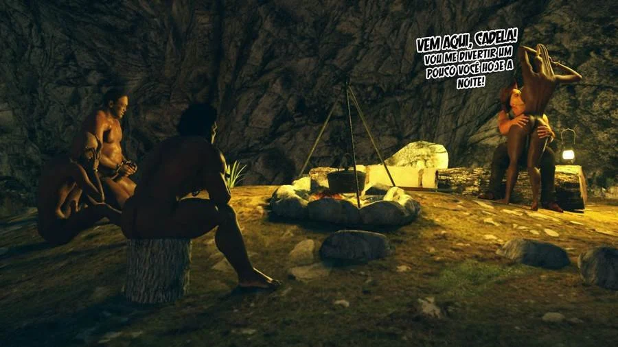 Fudendo as escrevas negras – Hentai Interracial – PT-BR