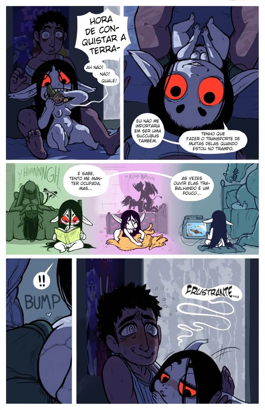Fudendo demônios, Succubus e Lolicon – Super HQ – Português do Brasil