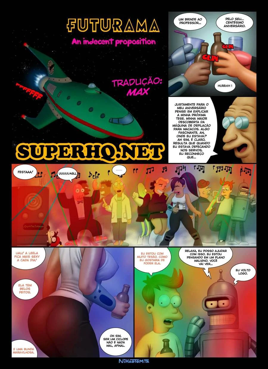 Futurama, An Indecent Proposition – Futurama Hentai – PT-BR