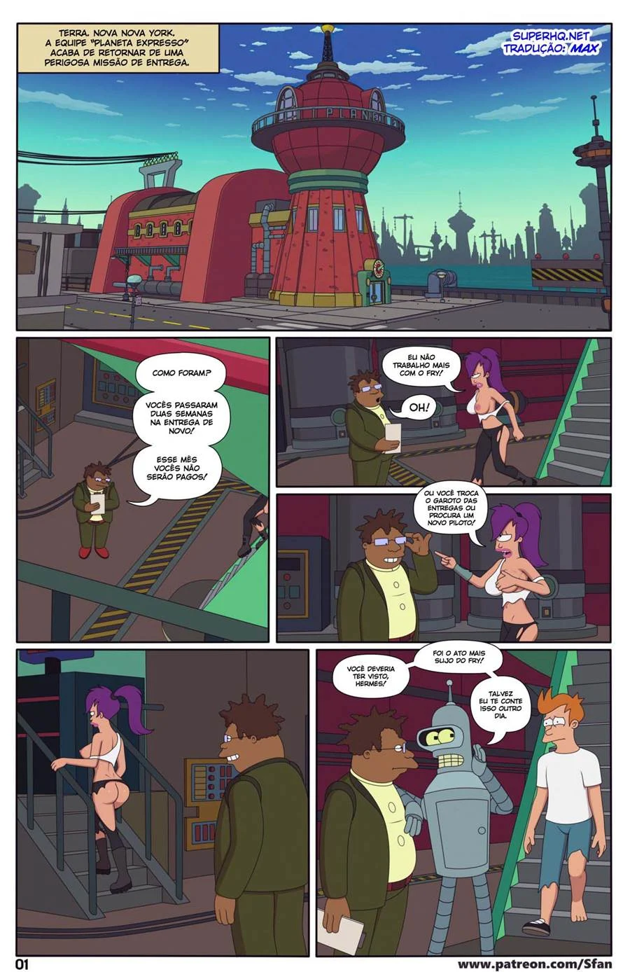 Futurama, Fry’s Phone List – Futurama Hentai – Traduzido