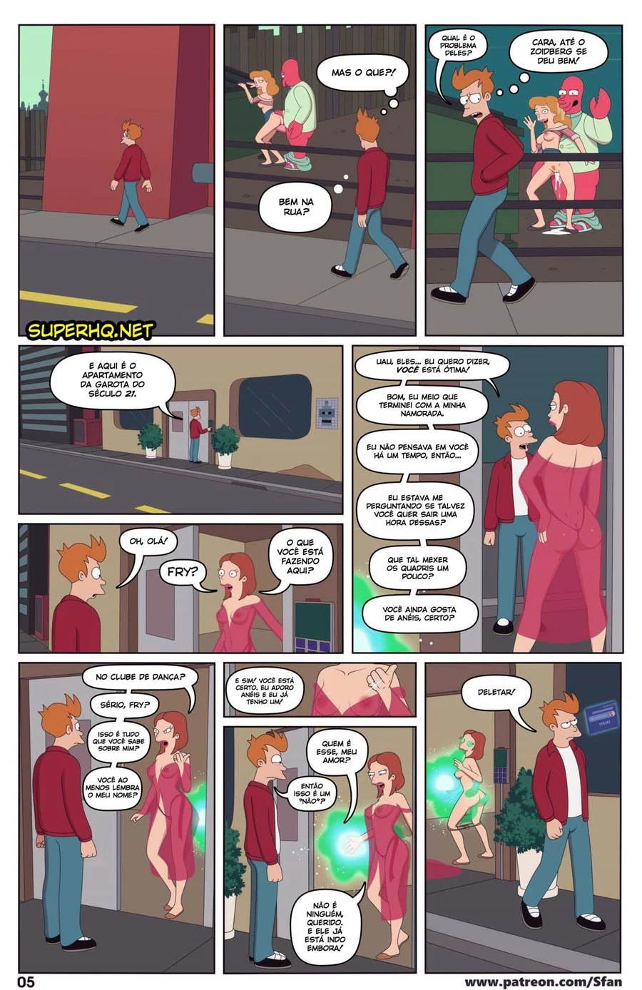 Futurama, Fry’s Phone List – Futurama Hentai – Traduzido