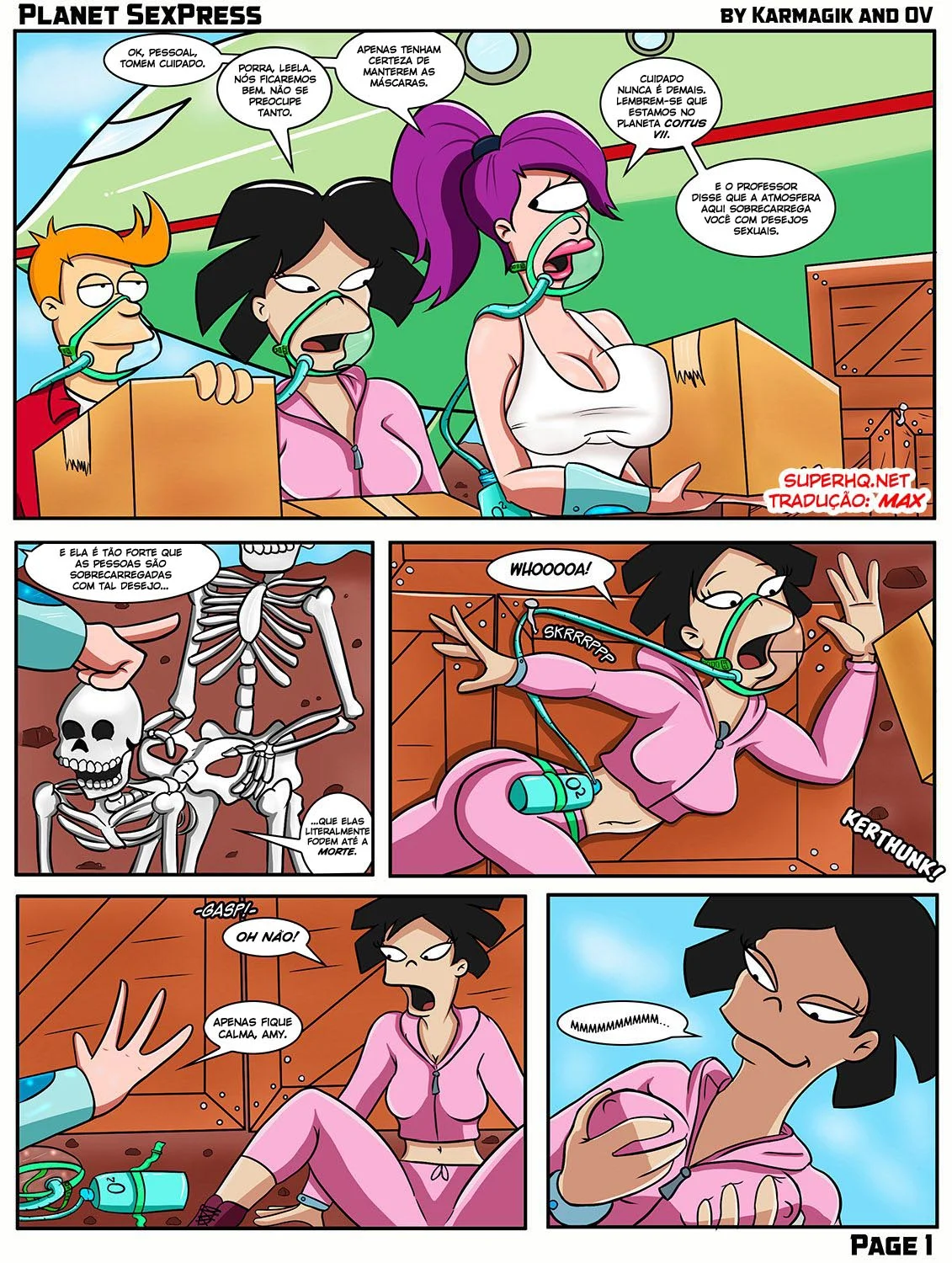 Futurama, Planet Sexpress – Super HQ – Quadrinho Original