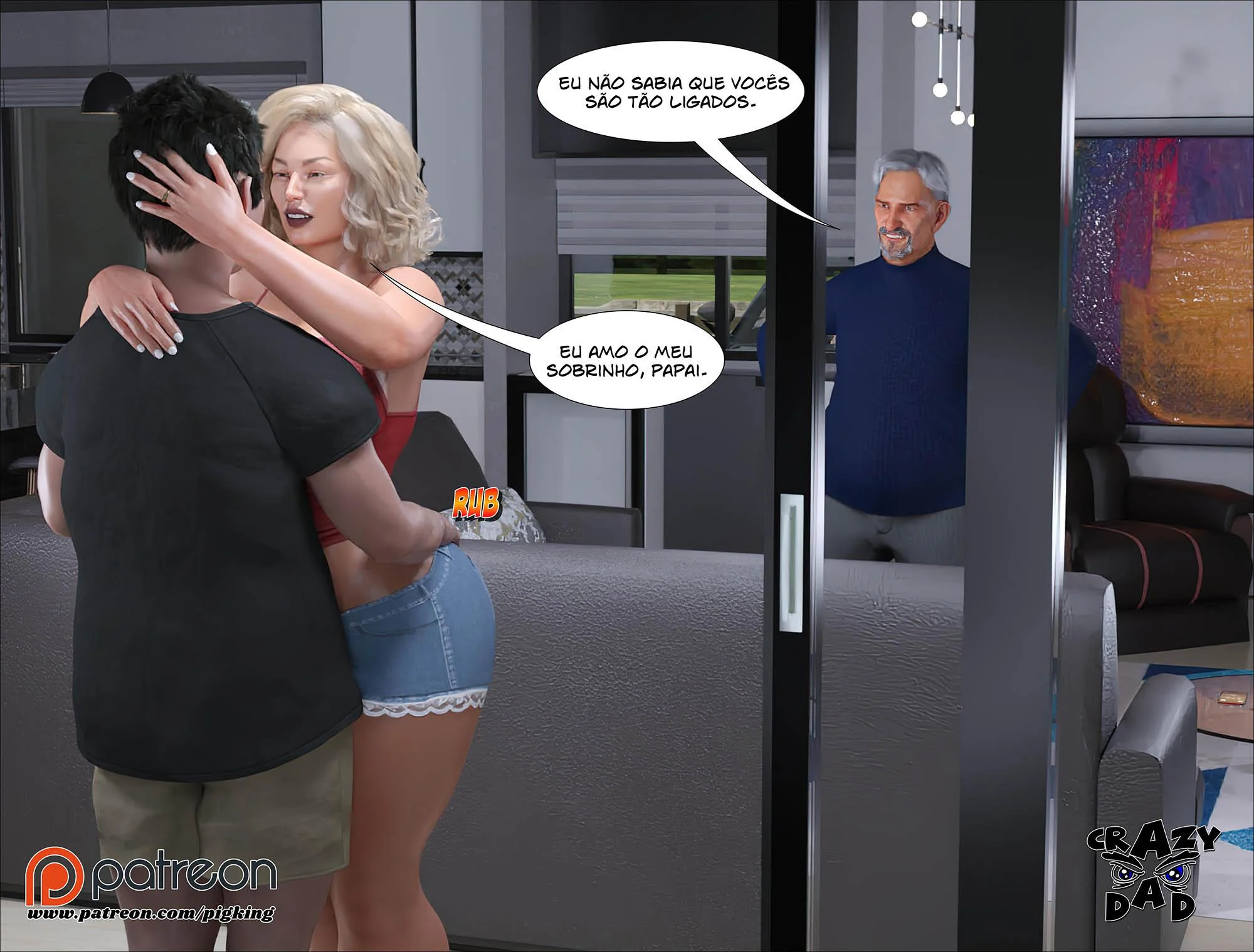 CrazyDad3D – Hentai 3D – Tradução Em Português