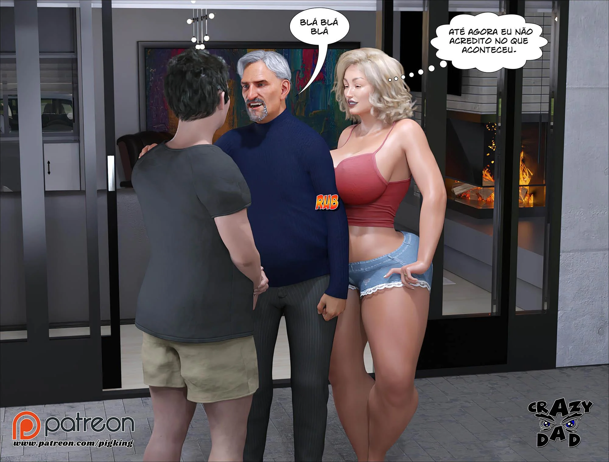 CrazyDad3D – Hentai 3D – Tradução Em Português