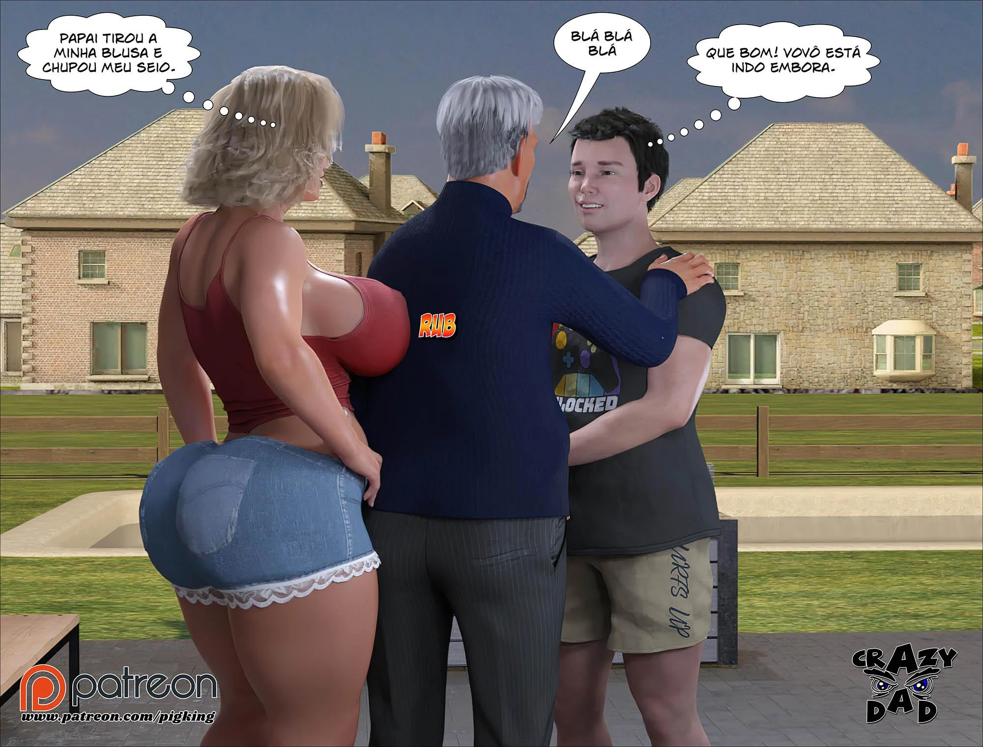 CrazyDad3D – Hentai 3D – Tradução Em Português