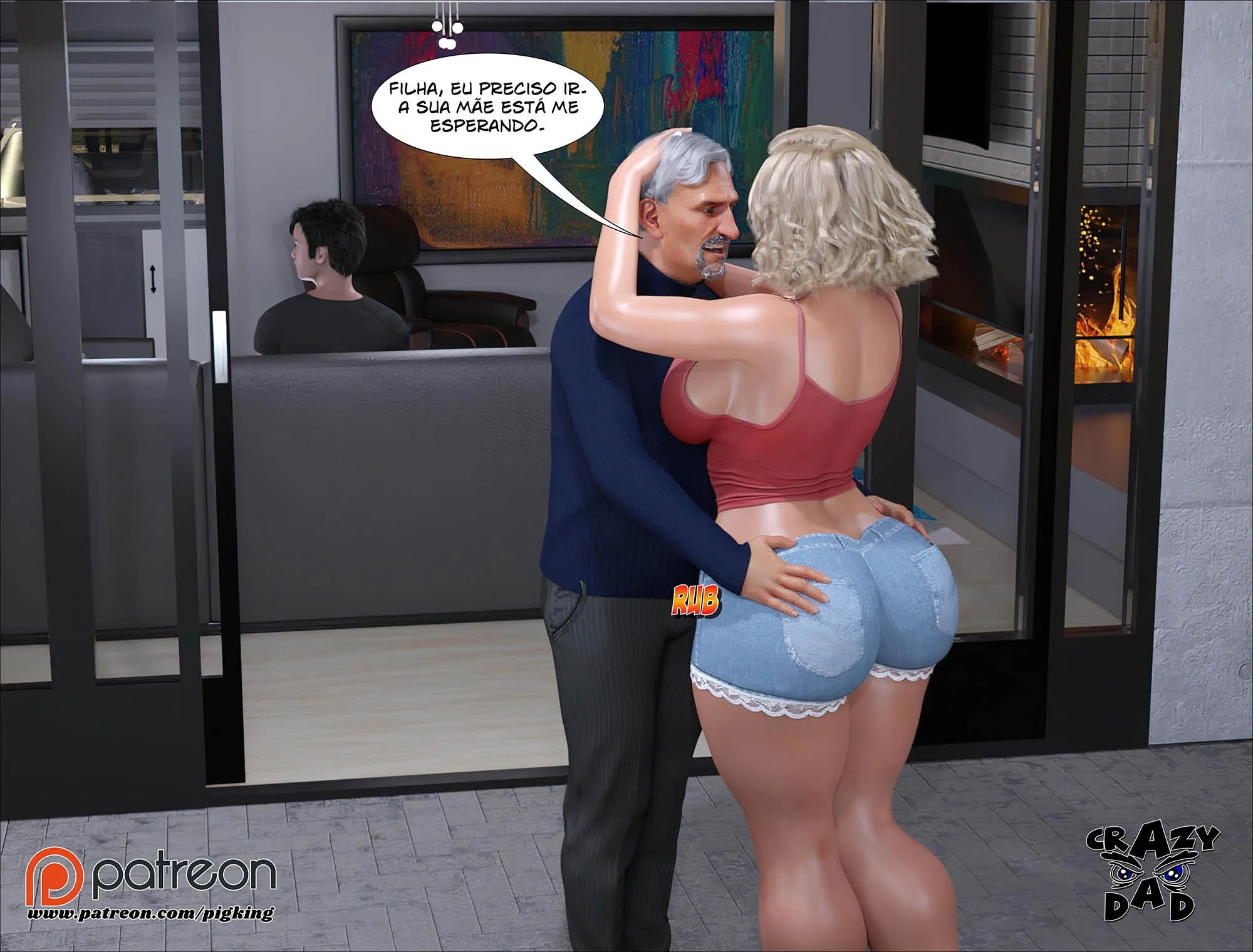 CrazyDad3D – Hentai 3D – Tradução Em Português