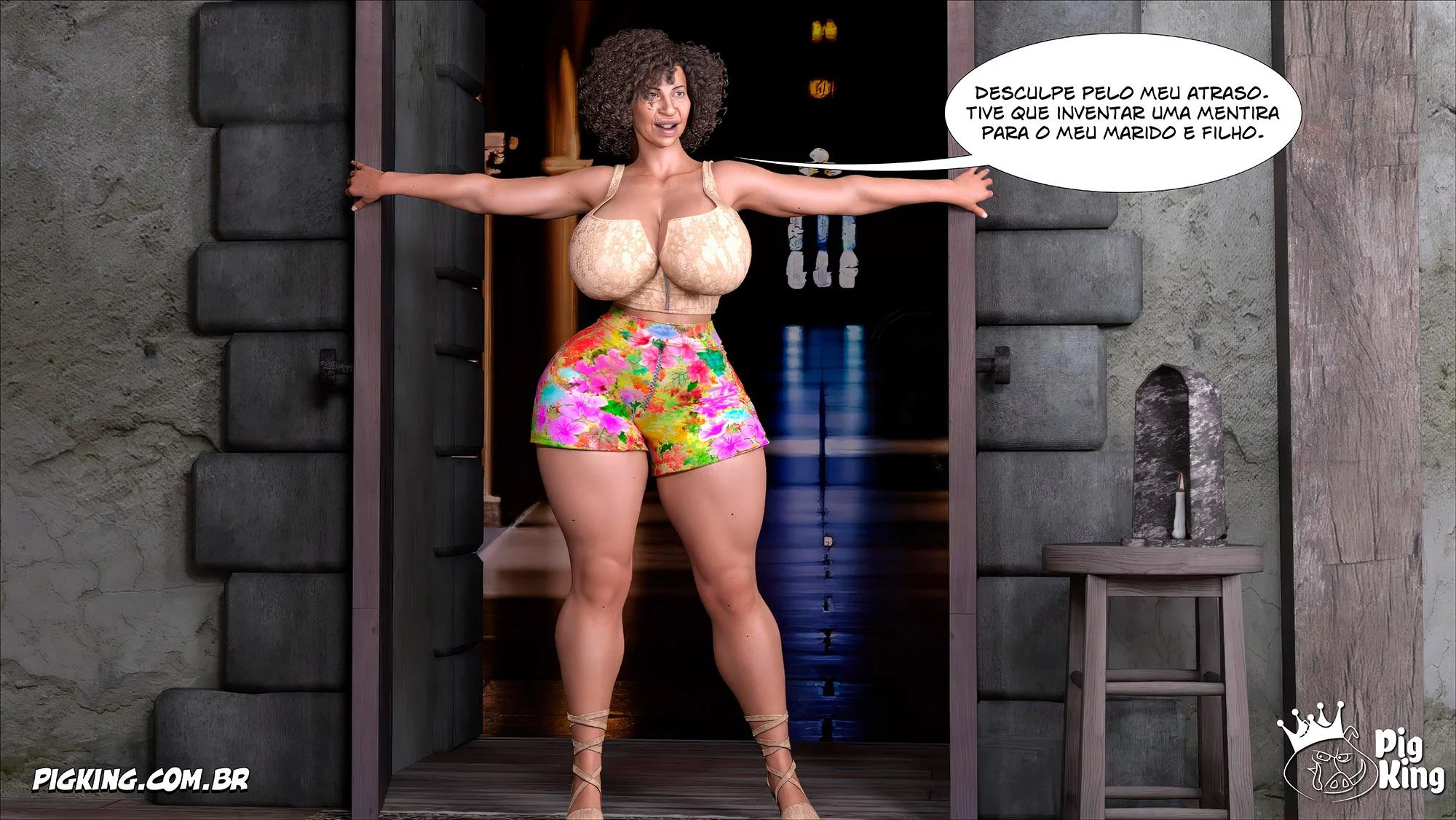 Gammer 18 – Hentai Interracial – Tradução Em Português