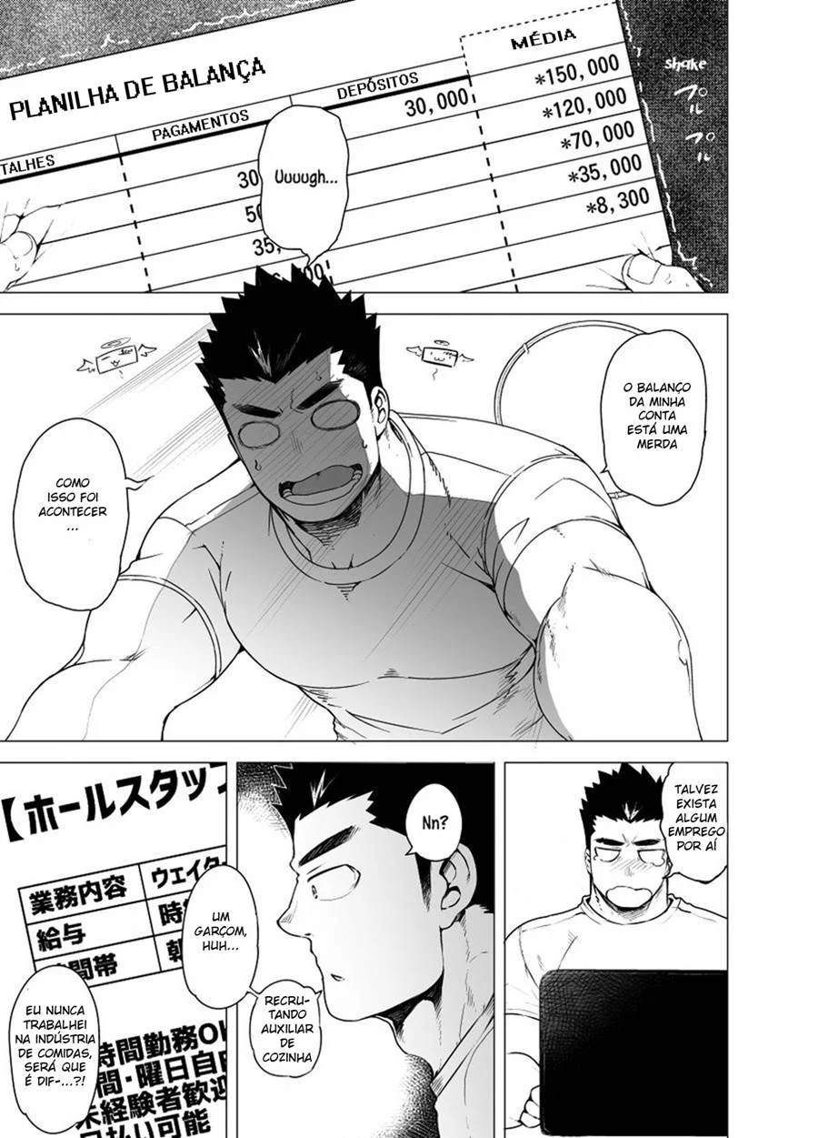 Garçom Pelado – Hentai Gay – Tradução Em Português
