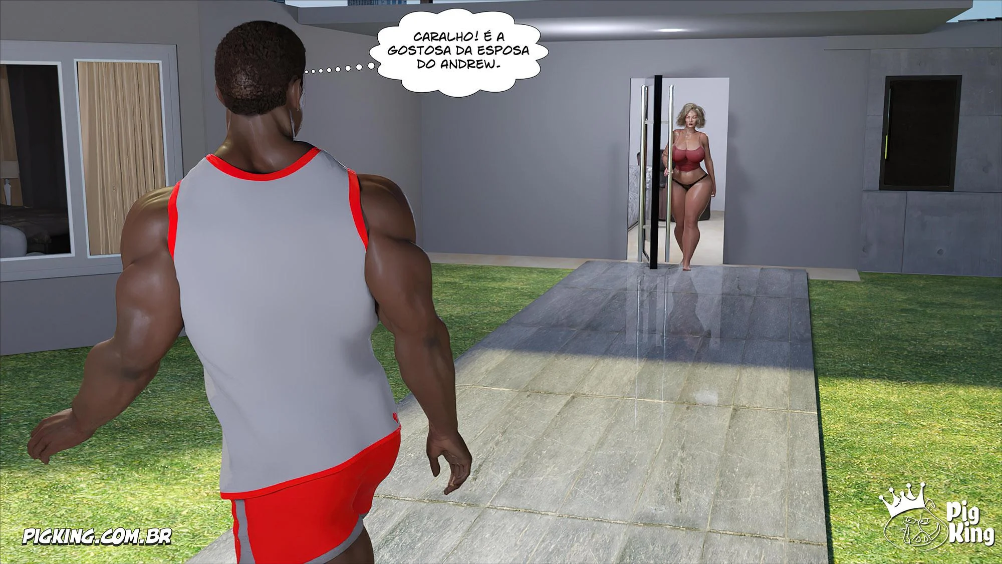CrazyDad3D – Hentai Interracial – Tradução Em Português