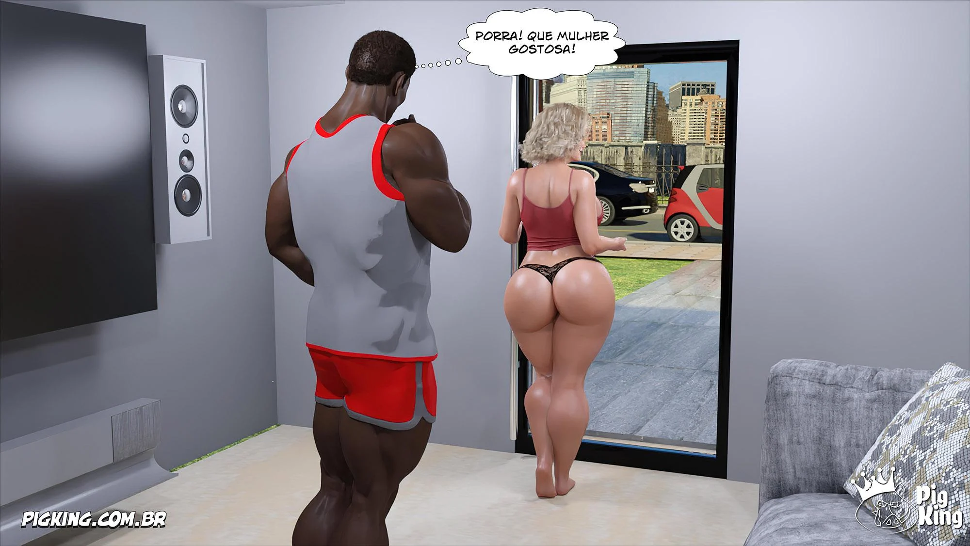 CrazyDad3D – Hentai Interracial – Tradução Em Português