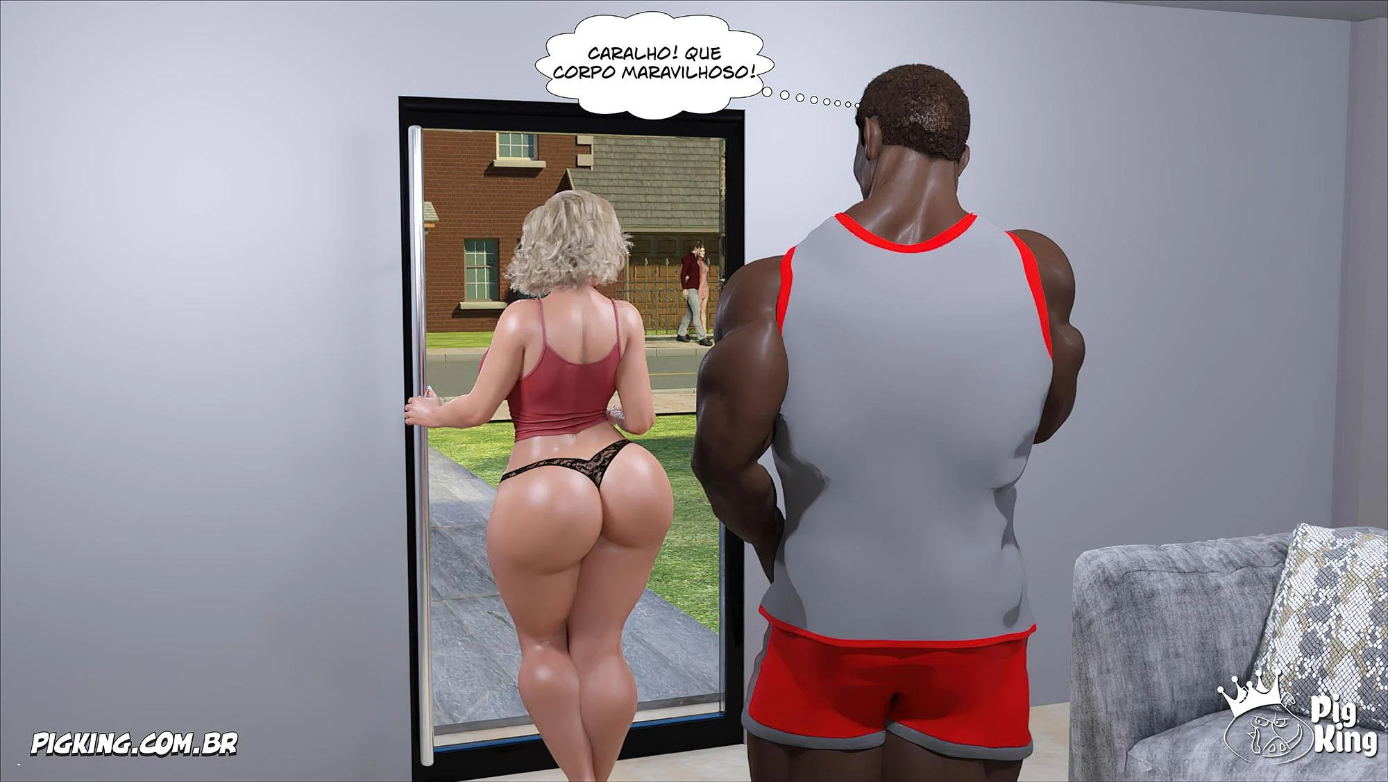 CrazyDad3D – Hentai Interracial – Tradução Em Português