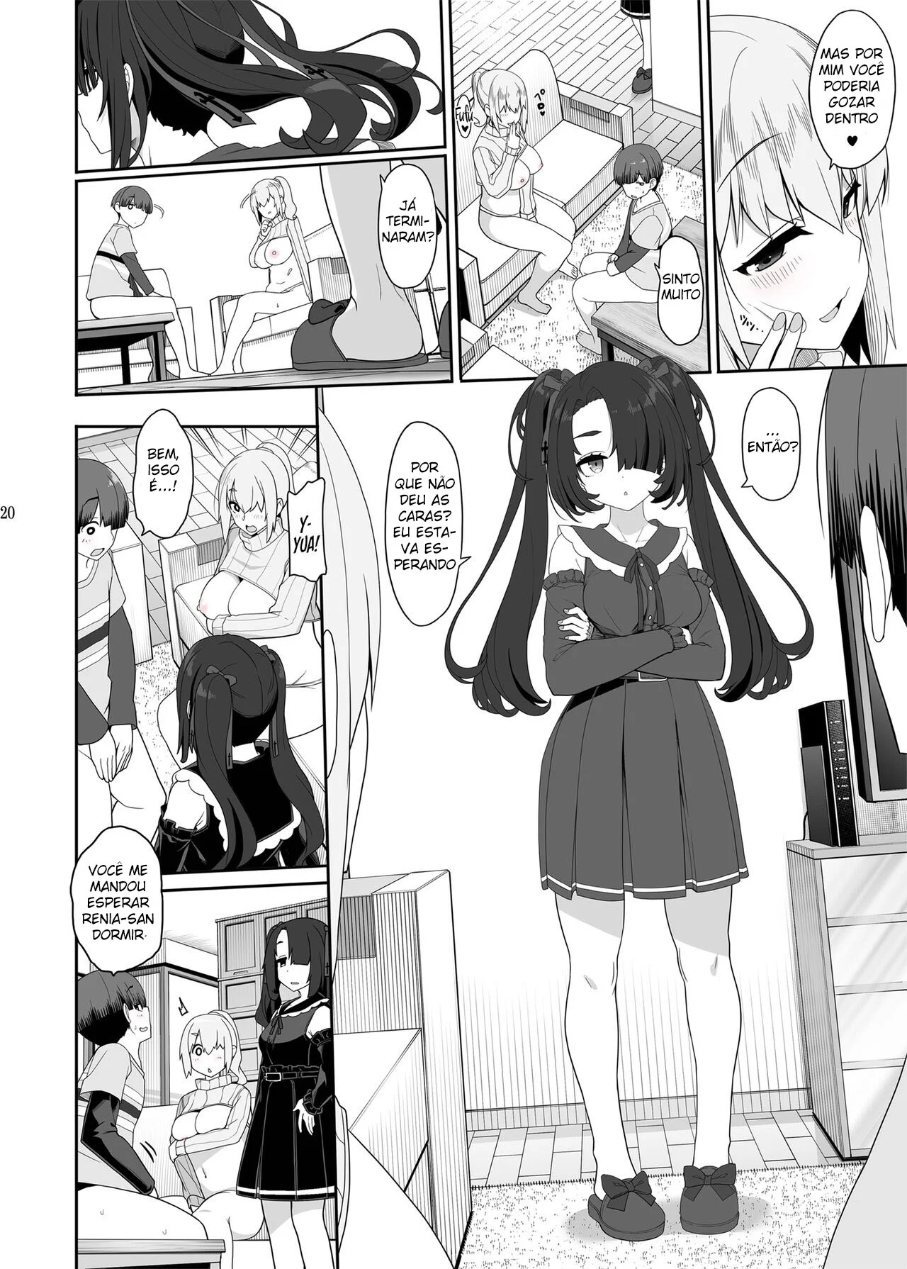 Garotas Hóspedes Acertam Suas Contas Através do Sexo a Noite Toda – Mundo Hentai – PT-BR