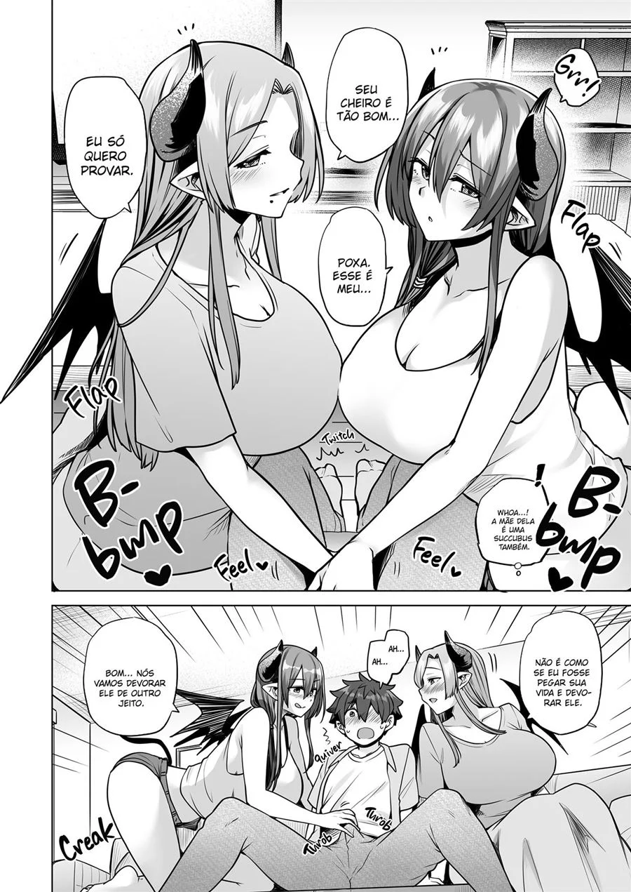 Garotas succubus em uma missão de ordenha – Hentai Incesto – PT-BR