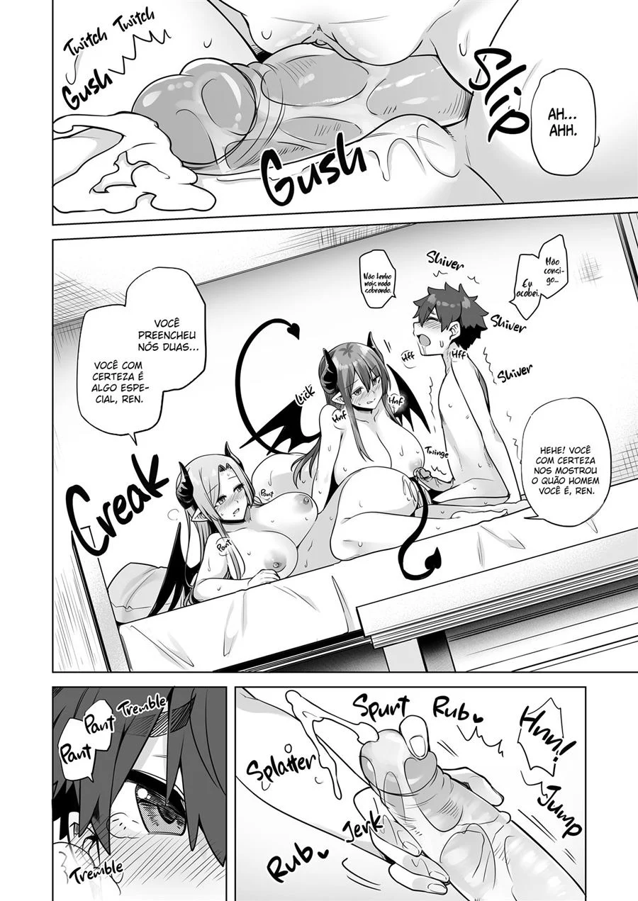 Garotas succubus em uma missão de ordenha – Hentai Incesto – PT-BR