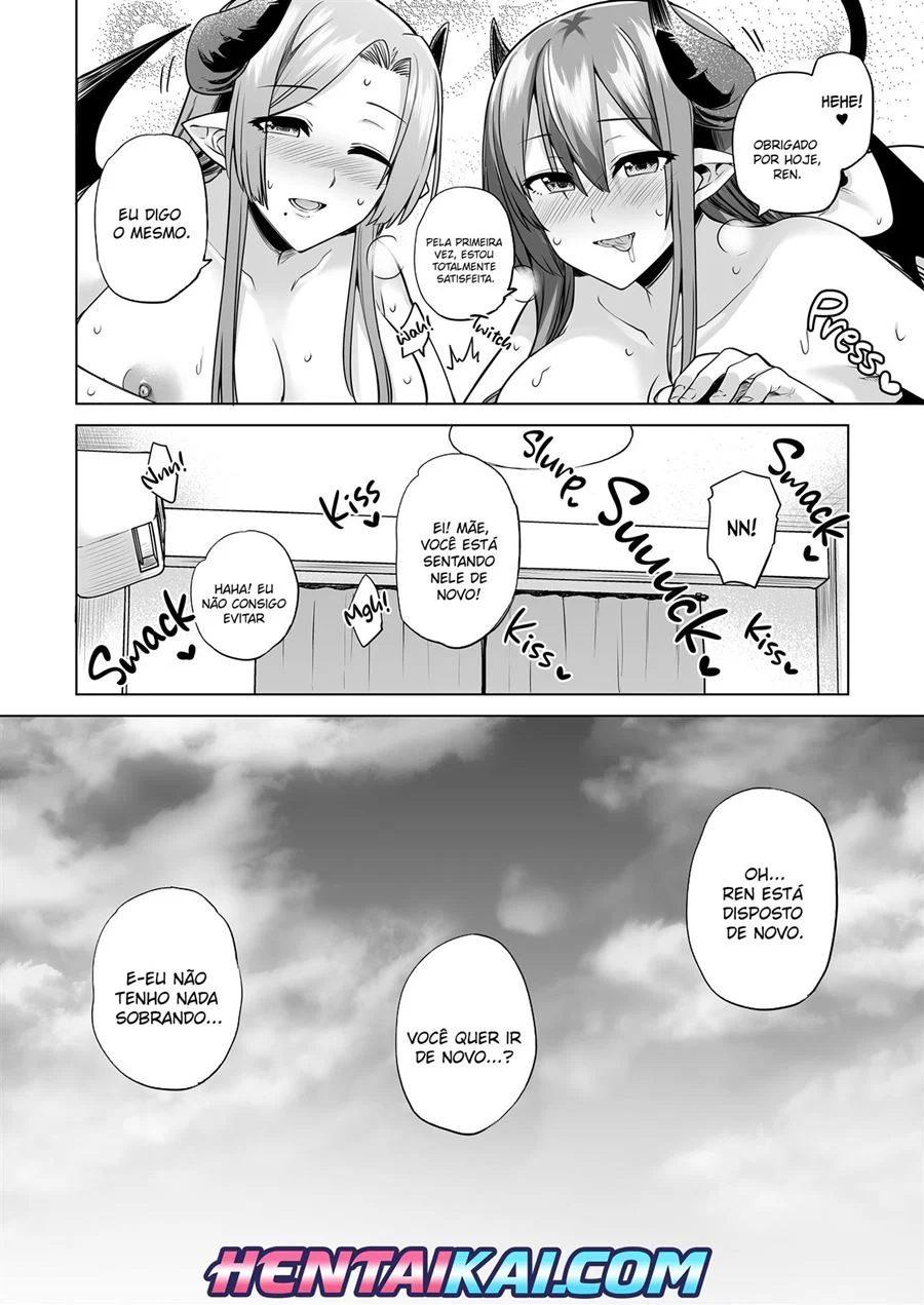 Garotas succubus em uma missão de ordenha – Hentai Incesto – PT-BR