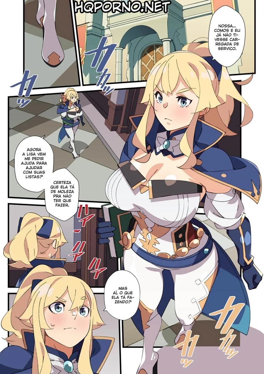 Genshin Impact, Lisa’s SideQuest – HQ De Sexo – Ler HQ Completo