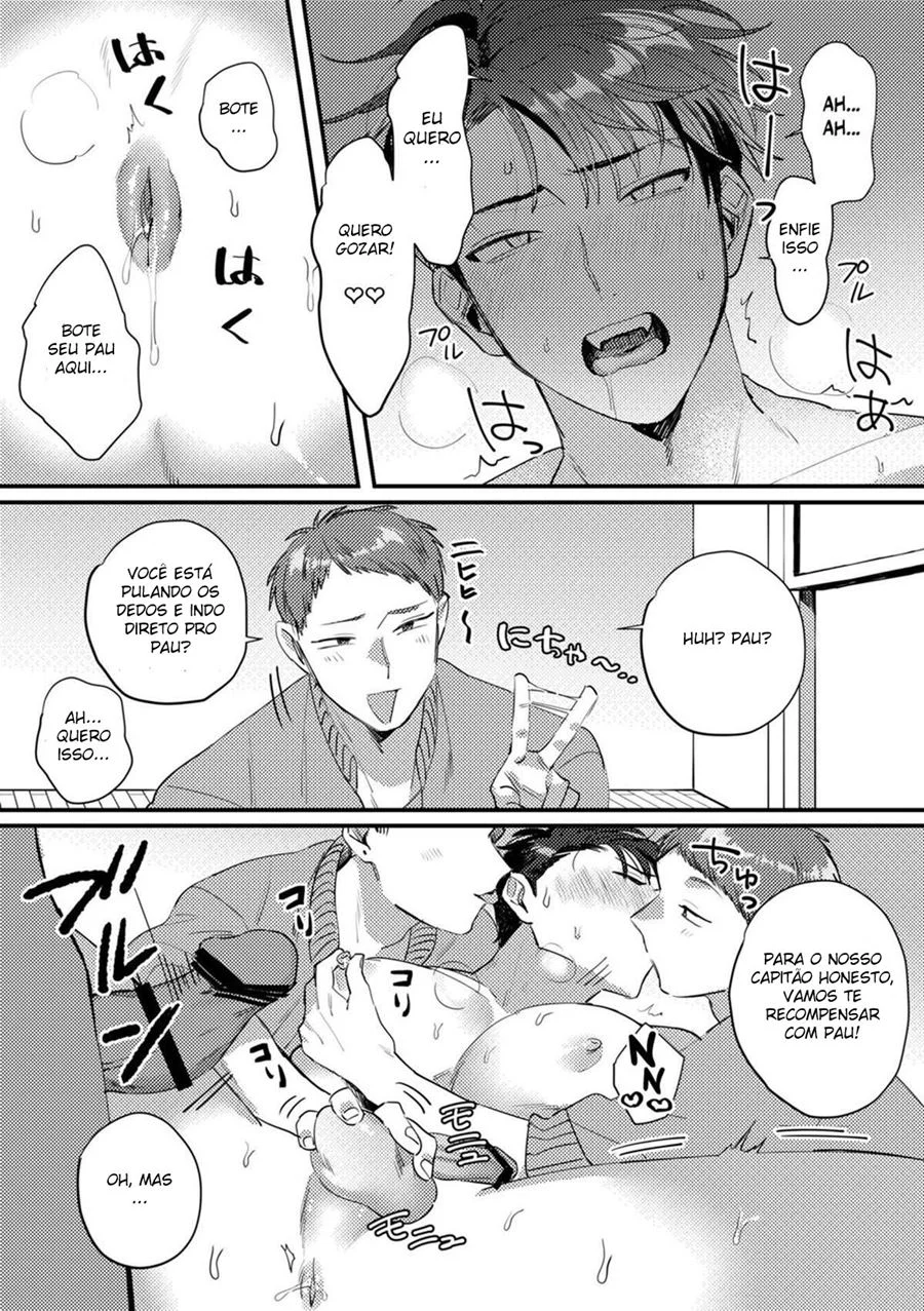 Gerenciando a Ejaculação do Nosso Capitão de Basquete Demoníaco – Yaoi Hentai – Traduzido