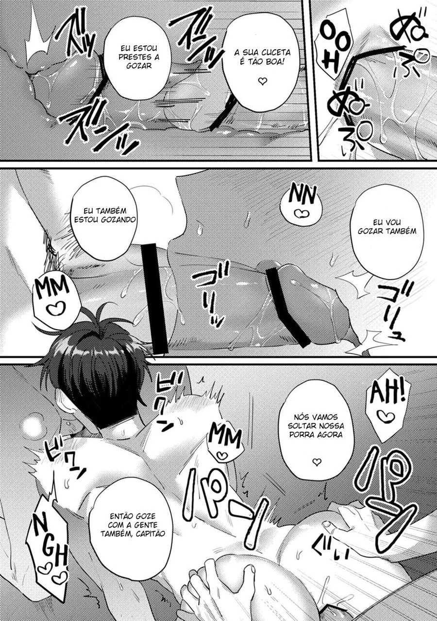 Gerenciando a Ejaculação do Nosso Capitão de Basquete Demoníaco – Yaoi Hentai – Traduzido