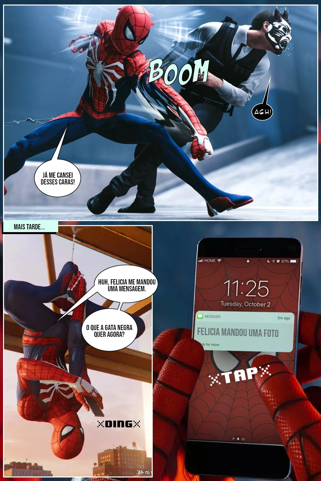 Getting Home To MJ – Cartoon Pornô – Quadrinho Original