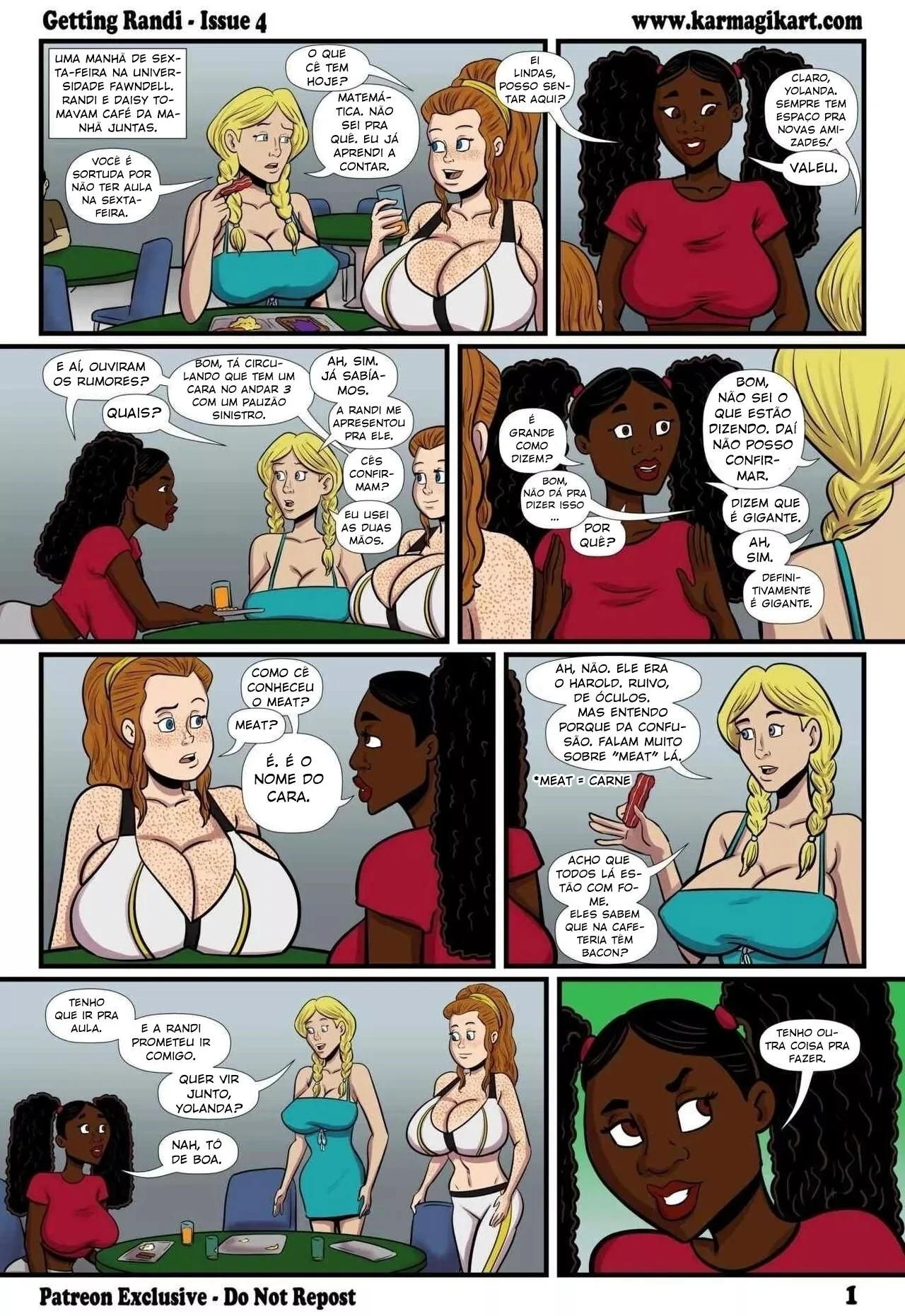 Getting Randi 4 – Cartoon Pornô – Quadrinho Original