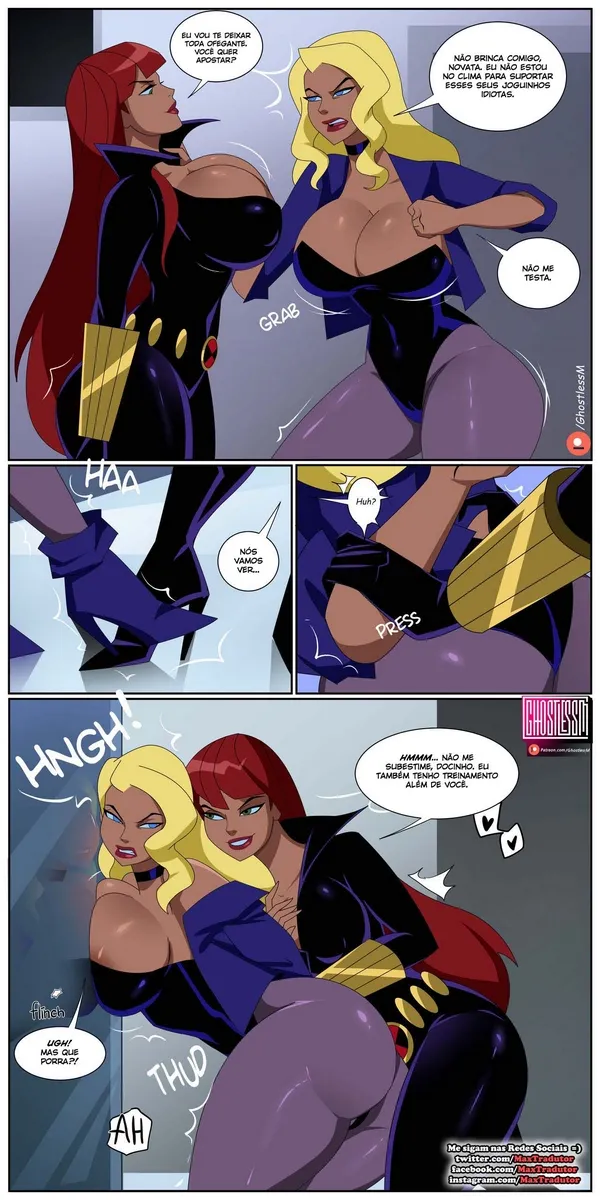 [GhostLessm] Justice League Avengers, Sexy Crossover – Heróis Porno – Ler Hentai HQ