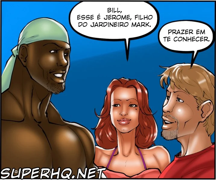Gibi erótico Hentai A esposa e os jardineiros pretos 2 – Hentai Interracial – Alta Qualidade - Traduzido
