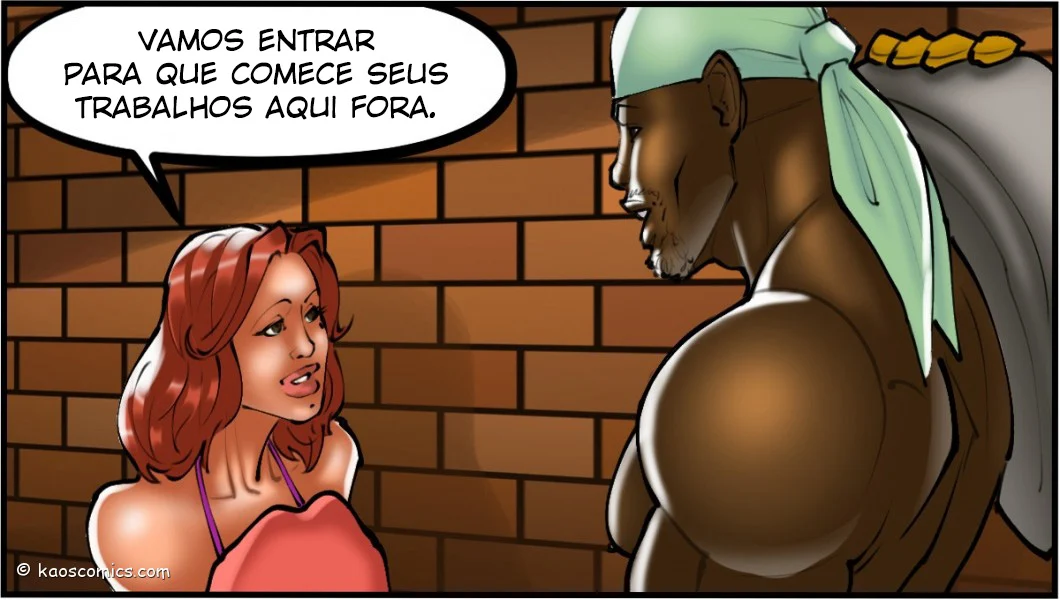 Gibi erótico Hentai A esposa e os jardineiros pretos 2 – Hentai Interracial – Alta Qualidade - Traduzido