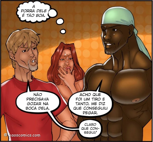 Gibi erótico Hentai A esposa e os jardineiros pretos 2 – Hentai Interracial – Alta Qualidade - Traduzido