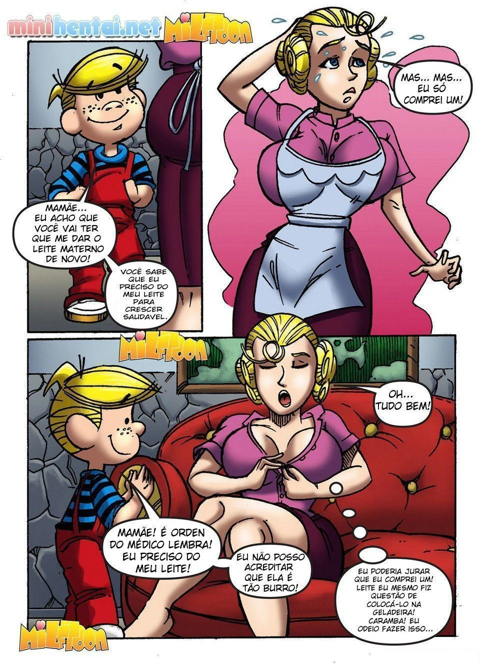 Gibi erótico incesto Dennis o pimentinha fode a mamãe – Hentai Incesto – Tradução Em Português