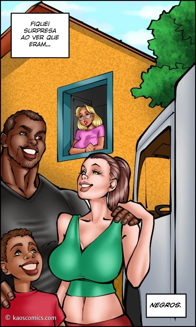 Gibi pornô completo lições de sexo do novo vizinho – Hentai Interracial – Traduzido