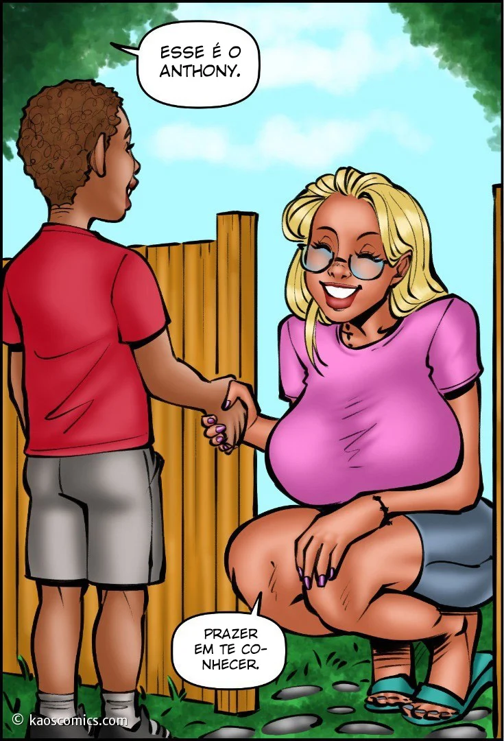 Gibi pornô completo lições de sexo do novo vizinho – Hentai Interracial – Traduzido