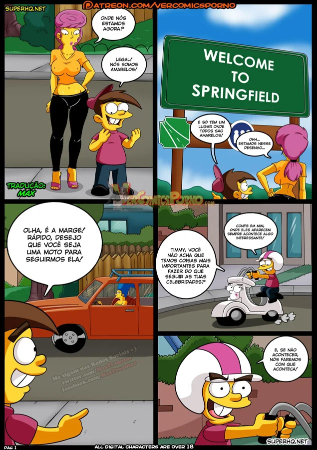 Gibis eróticos Os Simpsons velhos costumes 02 – Cartoon Pornô – Português do Brasil