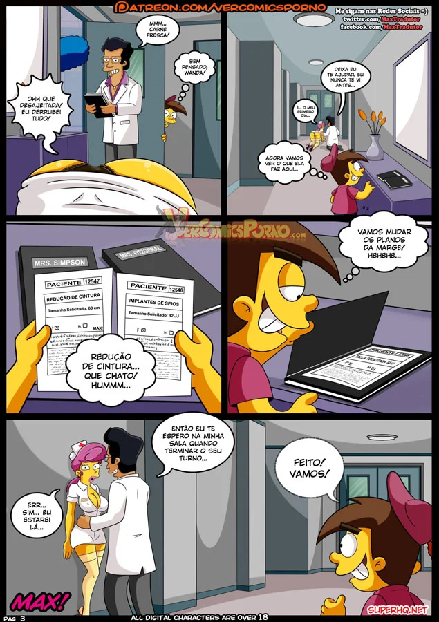 Gibis eróticos Os Simpsons velhos costumes 02 – Cartoon Pornô – Português do Brasil